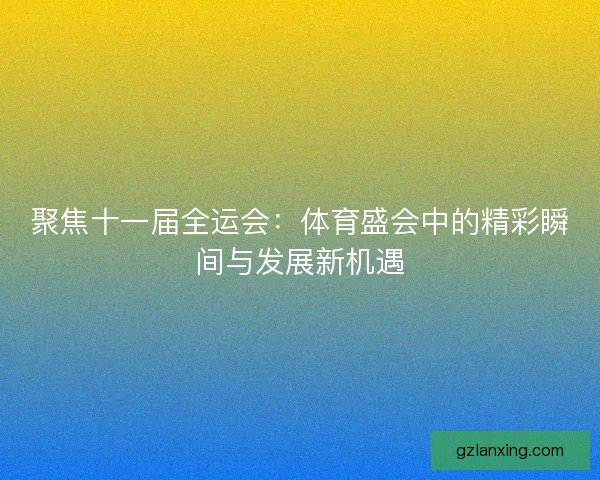 聚焦十一届全运会：体育盛会中的精彩瞬间与发展新机遇